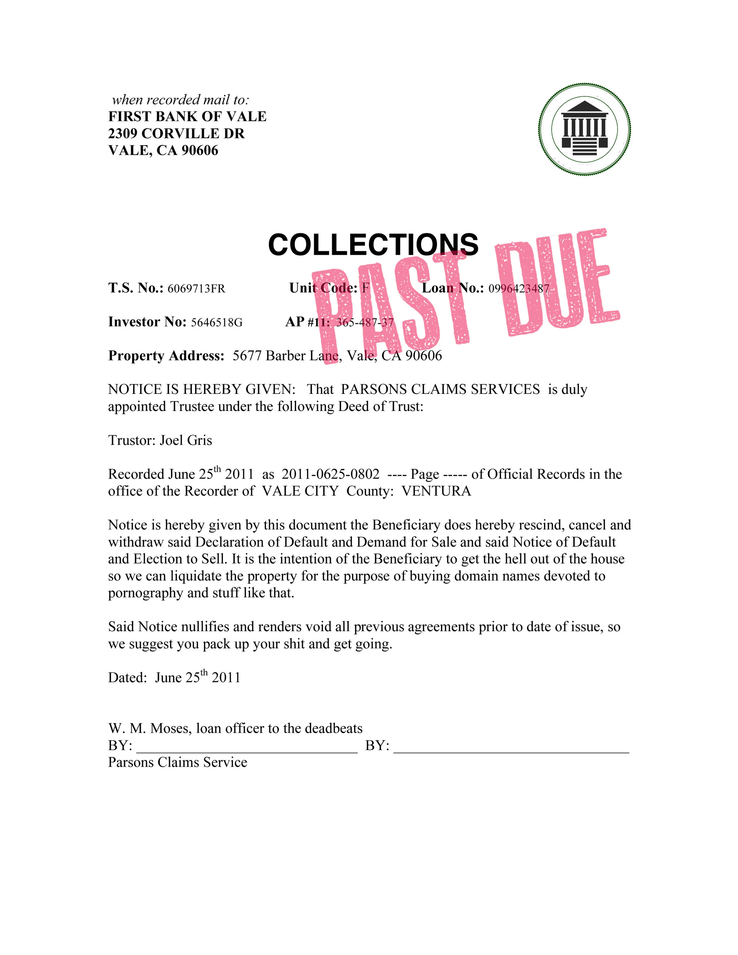 cleared documents