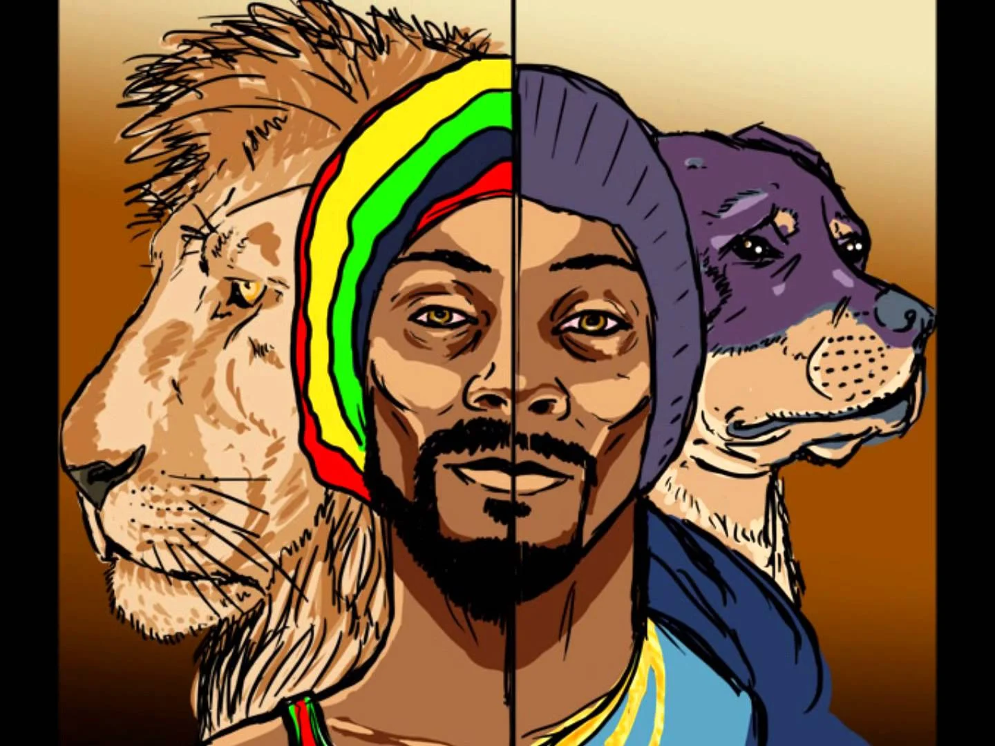 SNOOP LION'S IN THE STREET & ROAMING